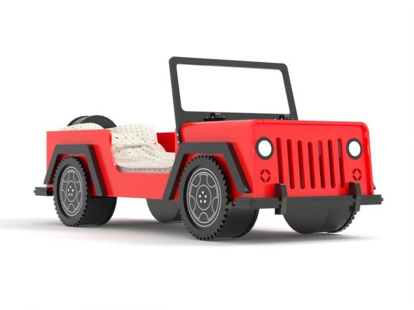 Sänky-auto Wood Runner