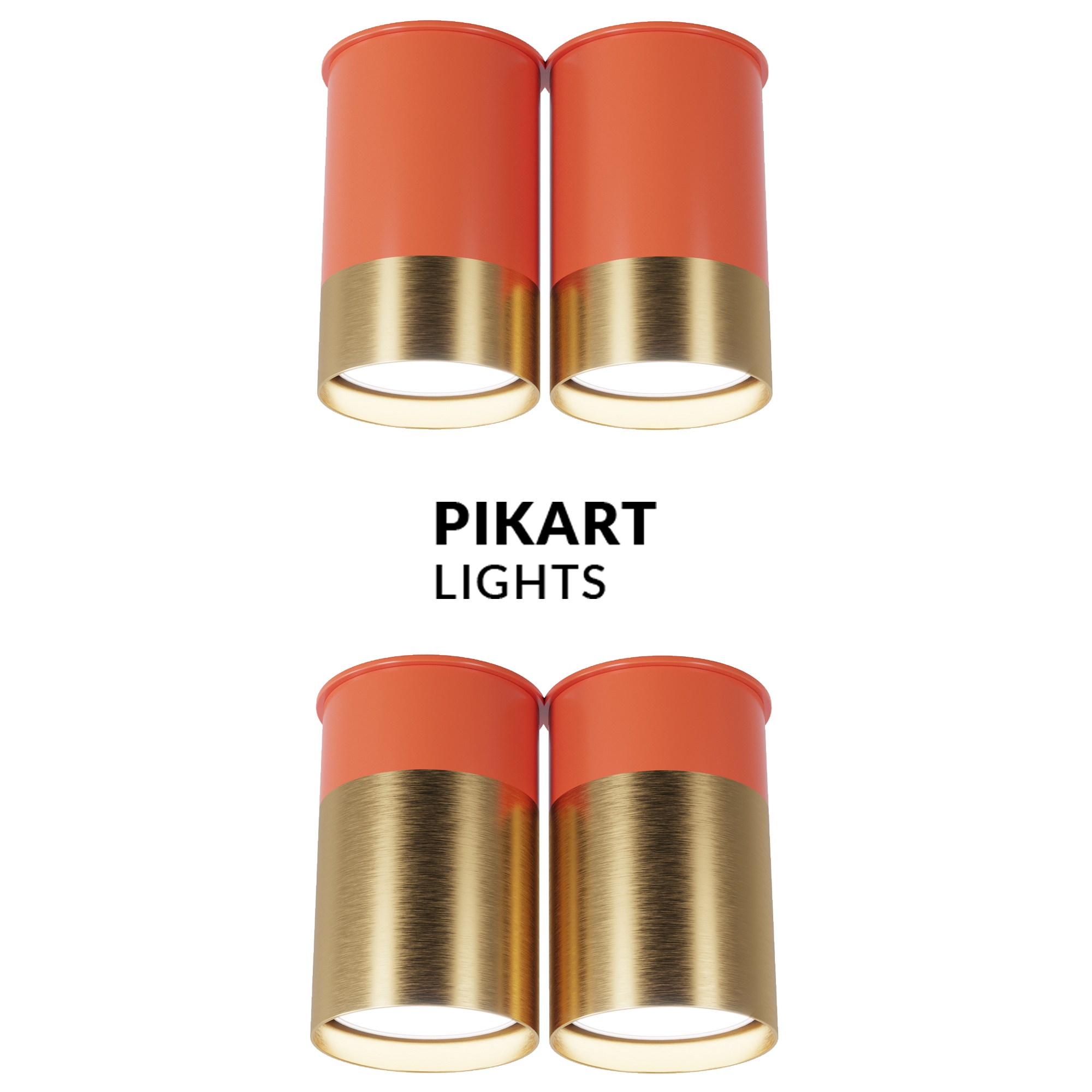 Pistepiste BP kaksinkertainen Coral Gold -taide. 6349