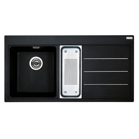 Sink of granite MTF 651-100 onyx right Franke (114.0156.992)