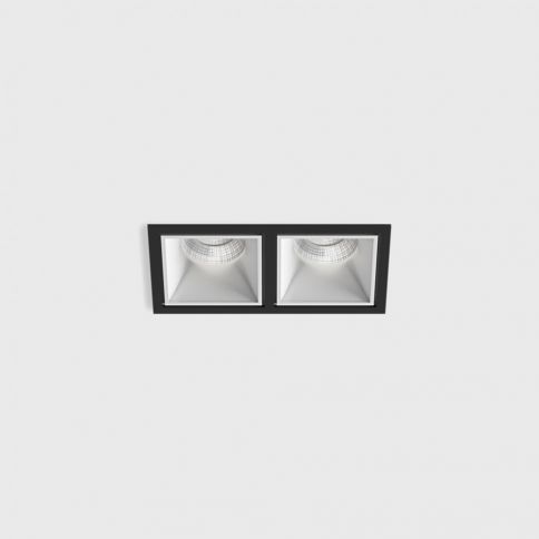 CELL 2, L173mm, W90mm, H82mm, LED 2 x 9W, 3000К,  white / black