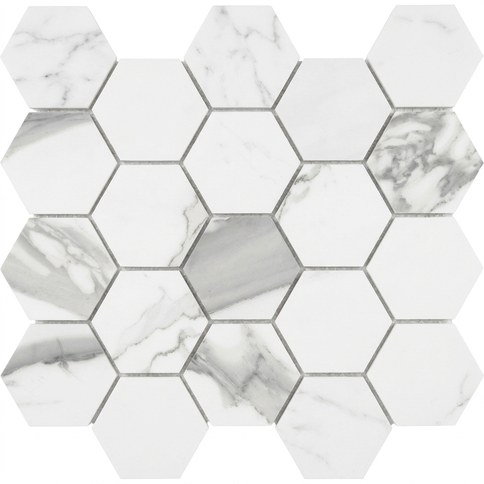 PORCELLANA WHITE MATTE 32.5x22.5 HEXAGON