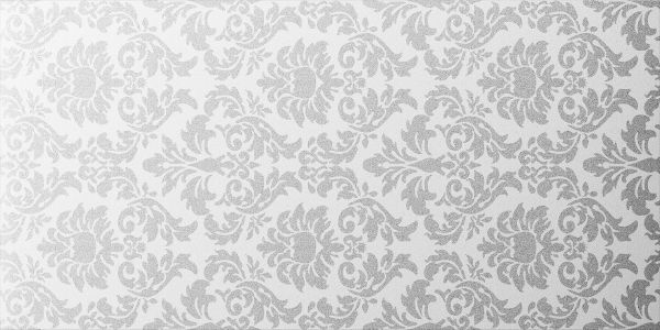 DAMASK WHITE-PLATA GLOSSY 60x120