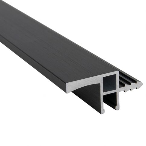 Profiili GOLA ylemmän moduulin osalta Ferro Fiori jossa on ura LEDiä varten, L=4100 mm, tyyppi L