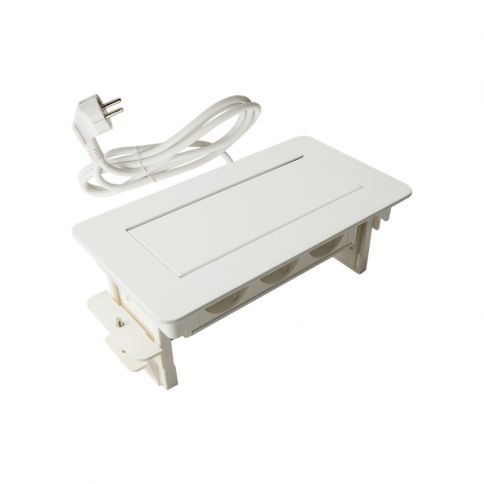 Built-in socket box Lumine SPACE 3x sockets white