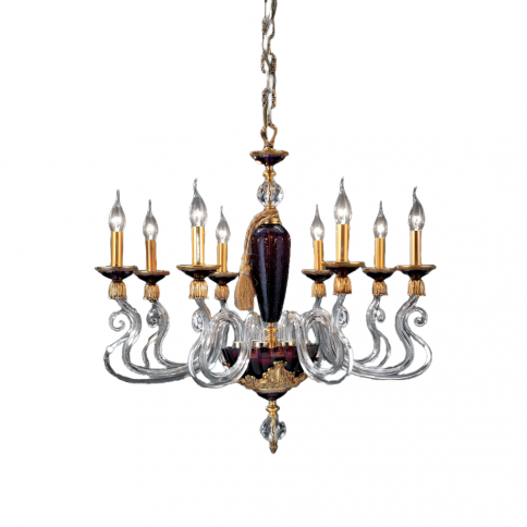 Euroluce Barocco L8 Amethyst