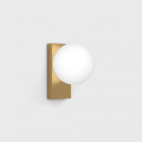 SFERA WALL S, L100mm, sp19mm, h137mm, LED 4W, 3000К, IP20, brass