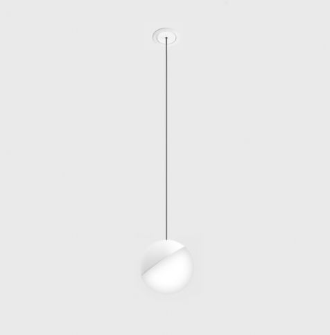 BALL M P NANO, D100mm, H1500mm, 7W LED, 3000K, IP20, runkokanta, valkoinen