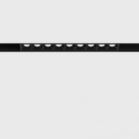 IN_LINE COMFORT 205 DALI, L205mm, W24,5mm, H48mm, LED 12W, 4000K, DIM DALI musta