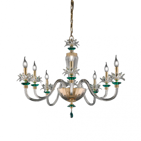 Euroluce Lily L4+4 Green