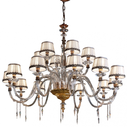 Euroluce Midha Alicante L12+6 With Shade Transparent