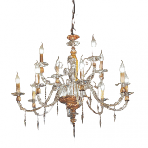 Euroluce Midha Alicante L8+4 Transparent