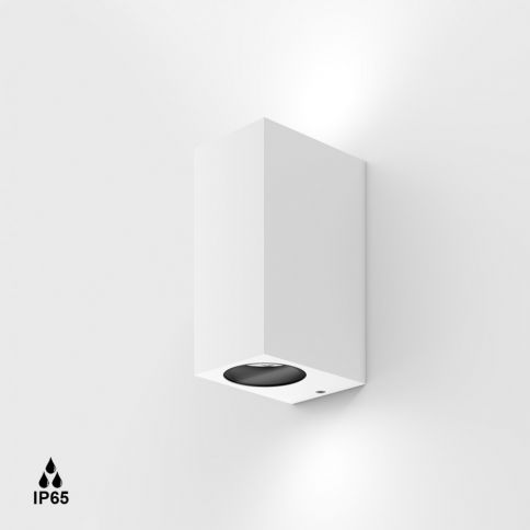 GRAPH2, L100mm, W73mm, H158mm, GU10 Max. 2x7W LED, white