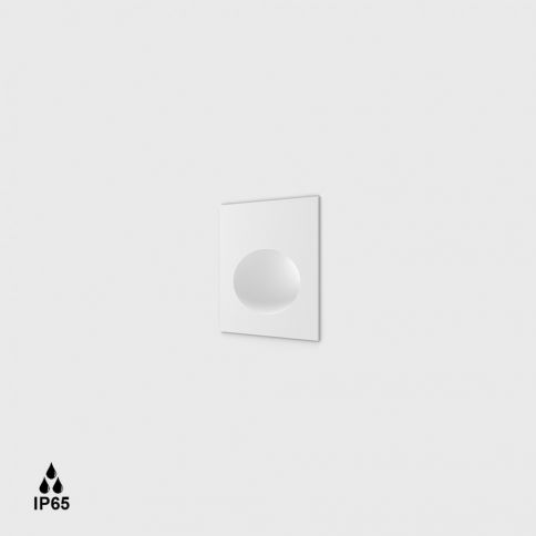 IN WALL IP, L52mm, h52mm, sp39mm, LED 2.1W, 2700K, IP65, 25°x30°, white