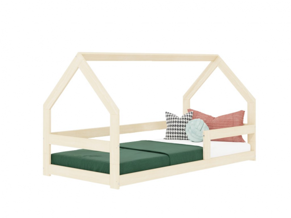 Benlemi SAFE made of wood with two bed guards 90x180 cm
