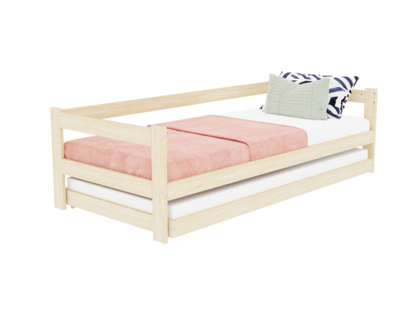 Benlemi SAFE single with bed guard and extra bed 80x180 cm