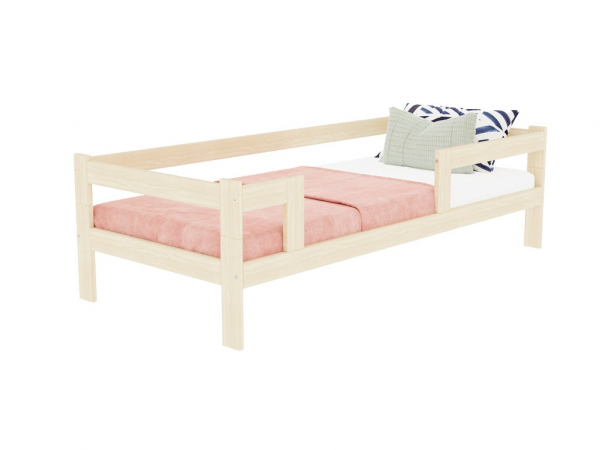 Benlemi SAFE single with three bed guards 80x160 cm