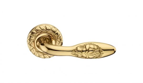 Forme Rosa Flower Polished Brass