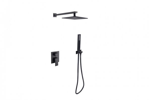 Besco Modern / Varium I seinään upotettava mattamusta