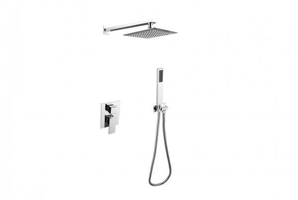 Besco Modern / Varium II seinään asennettava kromi