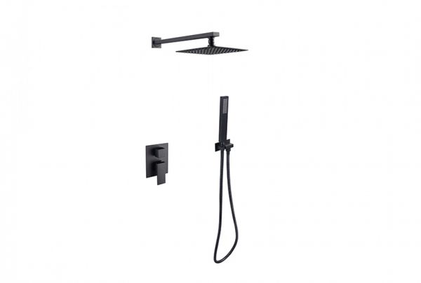Besco Modern / Varium II seinään upotettava mattamusta