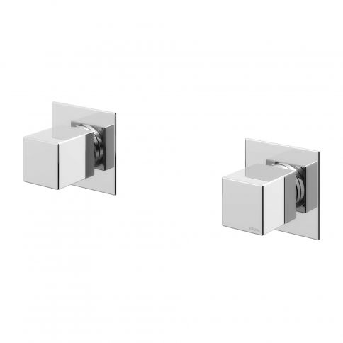 Bruma Adamastor 2 hole concealed mixer with 1 outlet, Sunrise