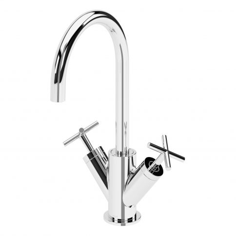 Bruma Hera Basin mixer with swivel spout, Chrome