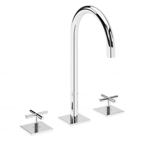 Bruma Hera 3 hole mixer, Gunmetal
