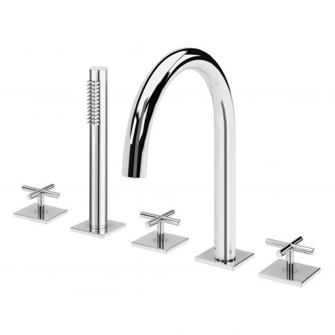 Bruma Hera 5-hole bath/shower mixer, Night Sky