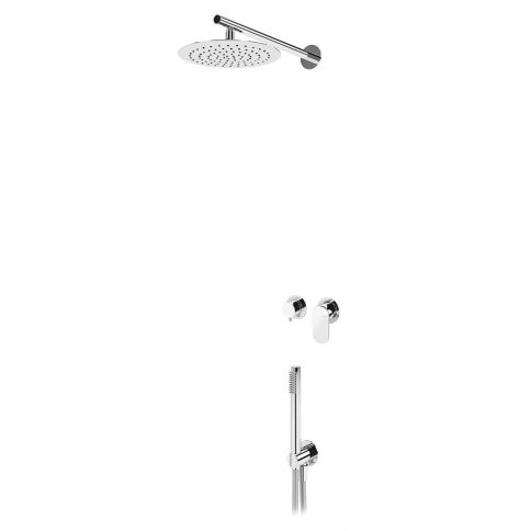 Bruma Spring Suihkusarja suihkupäällä Ø250 mm ja Elo-käsisuihkusarjalla, Auringonnousu