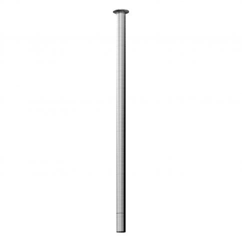 Bruma X-Alpha Progressive basin mixer, Satin stainless steel