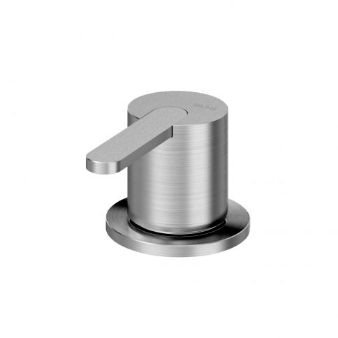 Bruma X-Alpha Mixer with 1 outlet for basin, Satin stainless steel