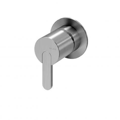 Bruma X-Alpha Concealed mixer with 1 outlet, Satin stainless steel