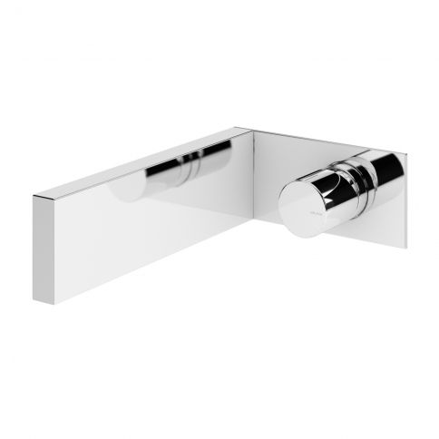 Bruma Lusa Wall basin mixer, Gunmetal