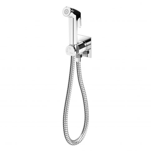 Bruma Lusa Tap for bidet/toilets, 90 angle opening, ABS handshower - EloQ, Chrome