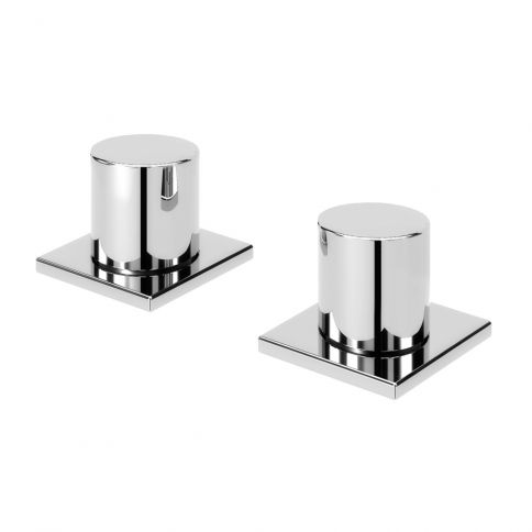 Bruma Lusa 2 hole mixer with 1 outlet for basin, Sunset