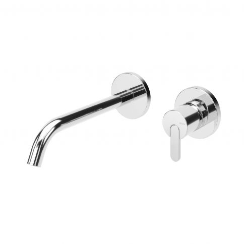 Bruma Leaf 2 hole wall basin mixer, Night Sky