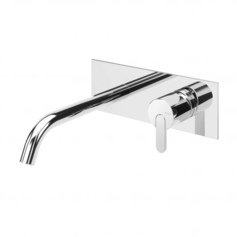 Bruma Leaf Mixer with single escutcheon, Gunmetal PVD