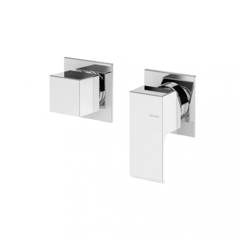 Bruma Linea Concealed horizontal mixer, Chrome