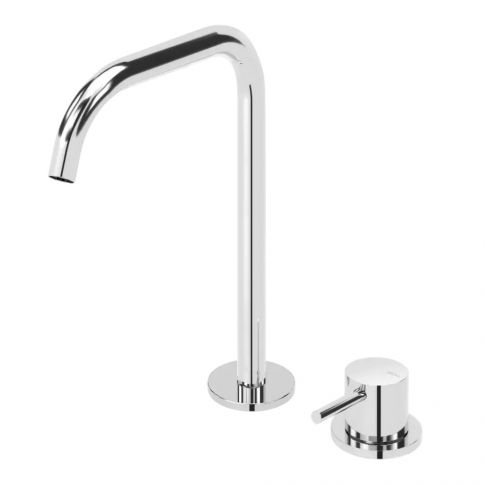 Bruma Lusitano 2 hole basin mixer, Pure White