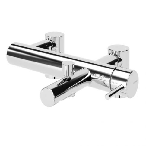 Bruma Lusitano 2 hole bath/shower mixer with handshower set Emotion, Pure White