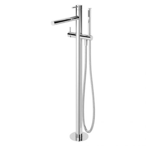 Bruma Lusitano Floor bath/shower mixer, Morning Mist