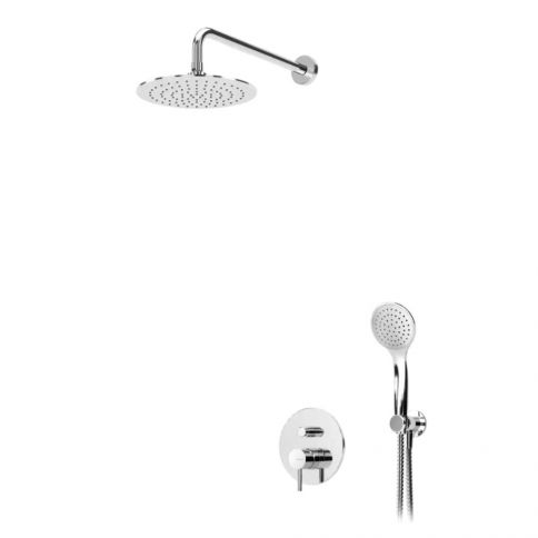 Bruma Lusitano Shower set with UltraThin Inox shower head Ø250 mm and Elo handshower set, Sunset