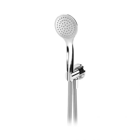 Bruma Lusitano Shower set with outlet elbow, Lux hose 175 cm and Emotion handshower - BlueR, Chrome