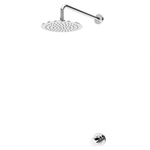 Bruma Adagio Shower set with inox shower head Ø250 mm, Sunset