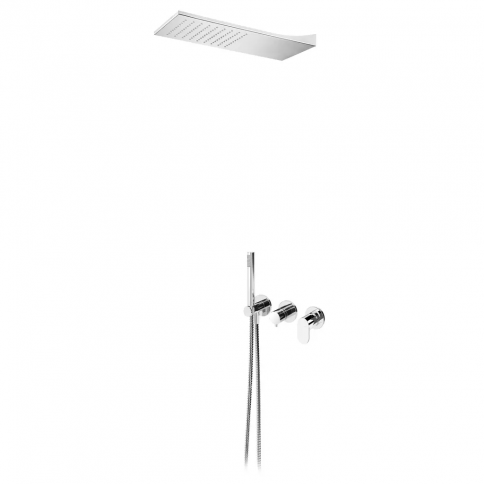Bruma Adagio Shower set with Line shower (Rain) and handshower set, Sunrise