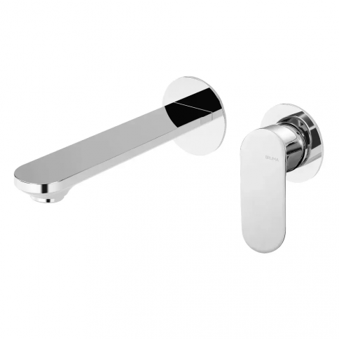 Bruma Coral 2 hole wall basin mixer, Night Sky
