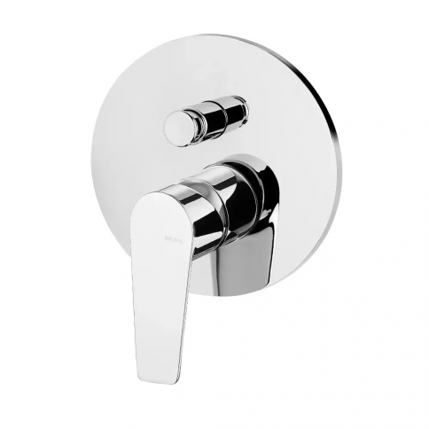 Bruma Lune Mixer with 2 outlets, Chrome