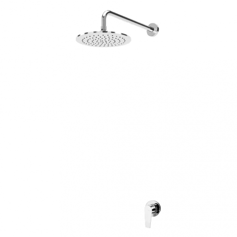 Bruma Lune Shower set with ABS shower head Ø230 mm, Chrome