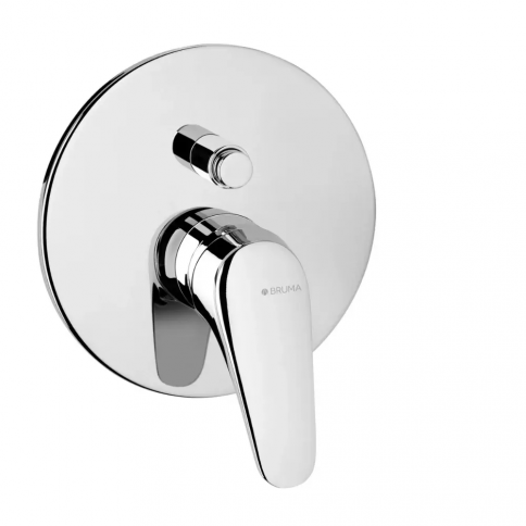 Bruma Mustang Mixer with 2 outlets, Chrome
