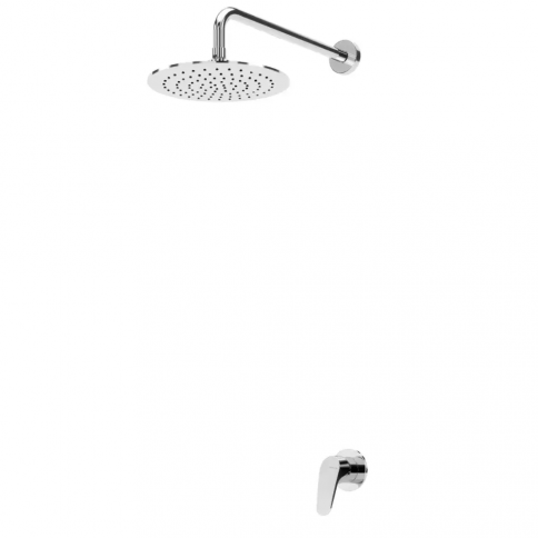 Bruma Mustang Shower set with ABS shower head Ø230 mm, Chrome